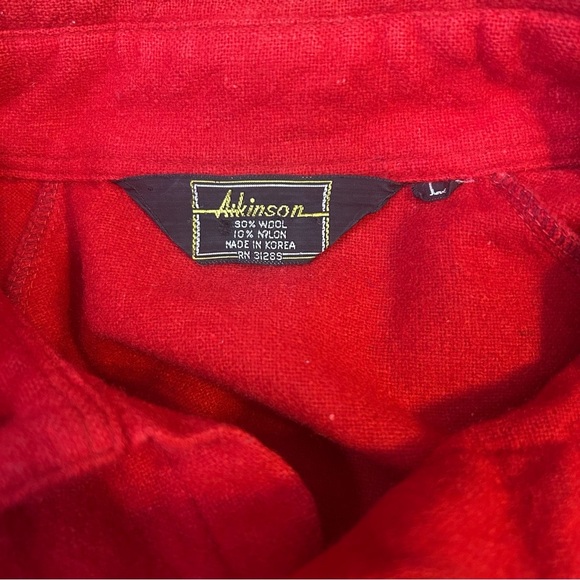 Vintage Red Button-Up Shirt - Picture 3 of 6